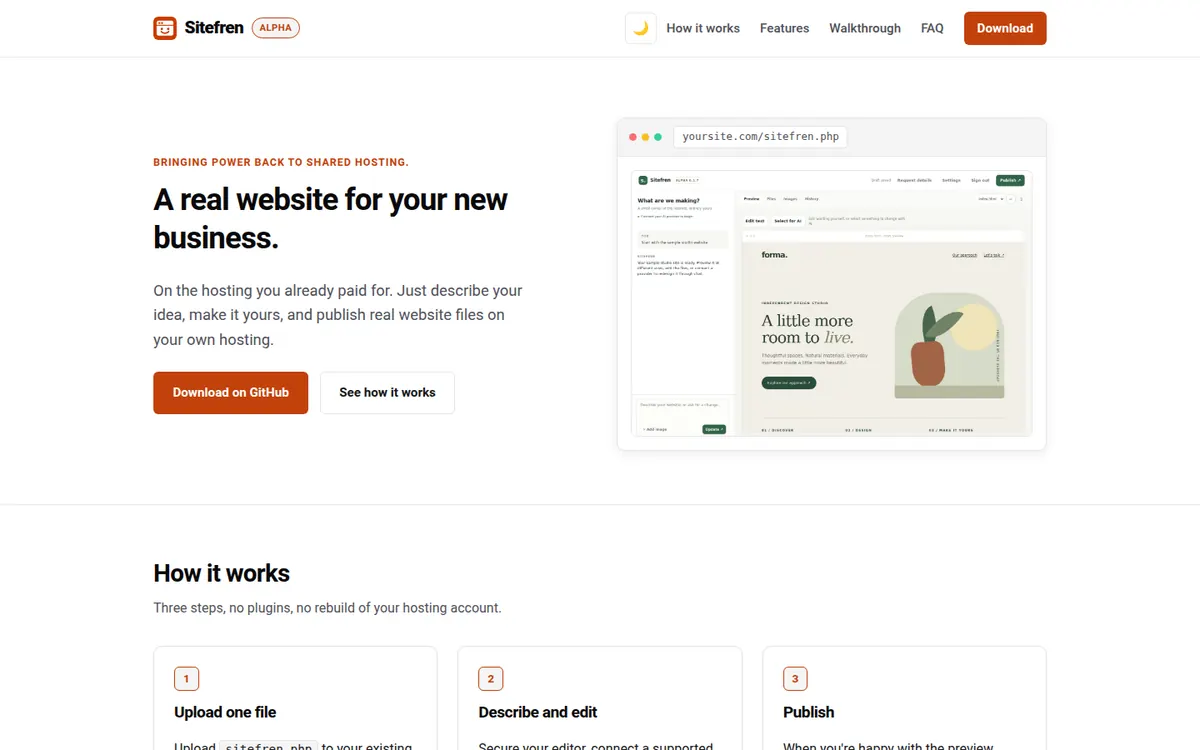 Sitefren website